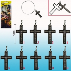 9款标志十字架可动项链