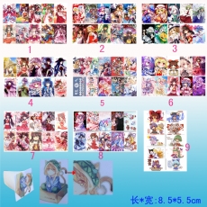 9款东方10个装磨砂卡贴