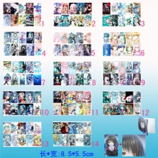 14款初音10个装磨砂卡贴