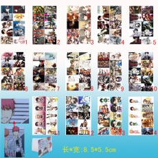 14款进击的巨人10个装磨砂卡贴