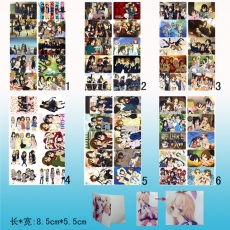 6款轻音10个装磨砂卡贴