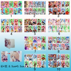 10款LoveLive10个装磨砂卡贴(B)