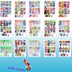 15款LoveLive彩图9个装书签