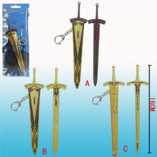 3款命运16cm带鞘武器挂扣