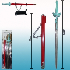 刀剑神域闪烁之光30cm带鞘卡装武器