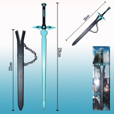刀剑神域桐人白剑30cm带鞘卡装武器