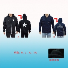 2款动漫(加厚)拉链卫衣