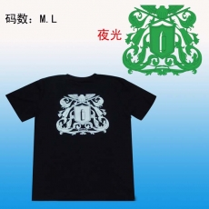 家庭教师彭格列夜光纯棉黑T恤