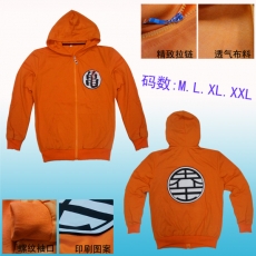 龙珠龟字(薄)拉链带帽卫衣