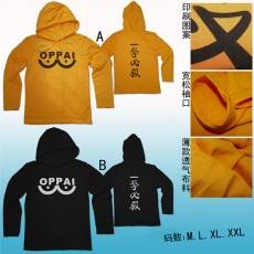 2色一拳超人(薄)连帽卫衣
