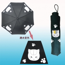 夏目友人帐肥猫头变色雨伞