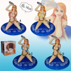 4色海盗王POP娜美跪姿手办