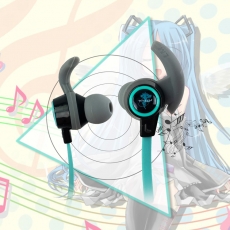 初音入耳式蓝牙耳机