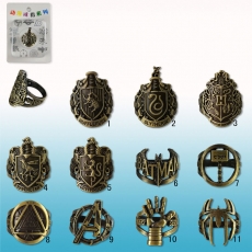 11款标志古铜卡装戒指(B)