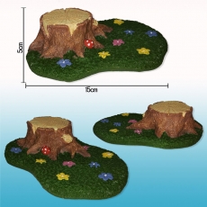 宠物小精灵树桩底座