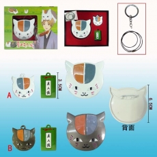 夏目友人帐肥猫头胸针三件套
