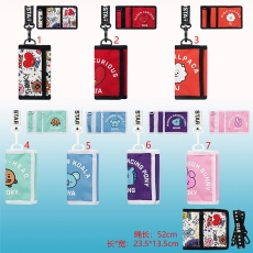 7款BT21防弹少年团600D三折钱包