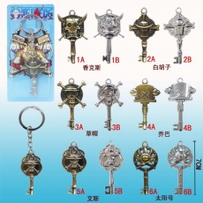 6款2色海盗王钥匙匙扣