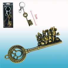 迪士尼古铜钥匙匙扣