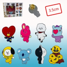 BT21胸针套装