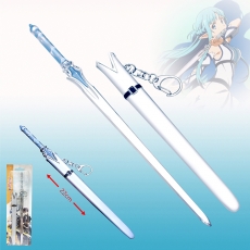 刀剑神域水精灵(蓝)细剑22cm带鞘武器挂扣