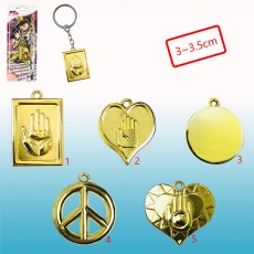 5款JOJO的奇妙冒险金色匙扣
