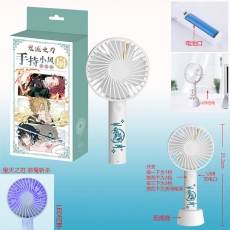 鬼灭之刃LED闪字手持风扇