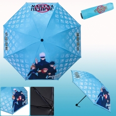 咒术回战蓝色数码印雨伞