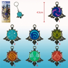 7款原神标志匙扣
