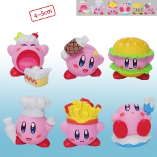 6款星之卡比COS美食造型公仔