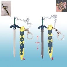 2色塞尔达大师之剑12cm带鞘武器挂扣