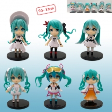 6款初音(中秋)黑底板公仔