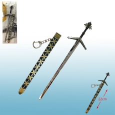 巫师3湖女之剑22cm带鞘武器挂扣