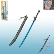 鬼泣阎魔刀22cm带鞘武器挂扣