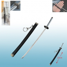 鬼泣阎魔武士刀22cm带鞘武器挂扣