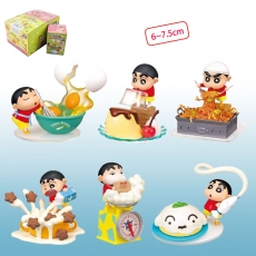 6款蜡笔小新烹饪时光公仔