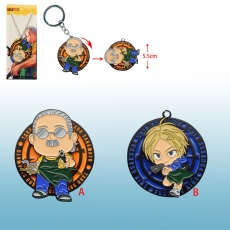 2款坂本日常人物旋转匙扣