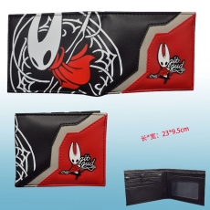 空洞骑士PU两折钱包