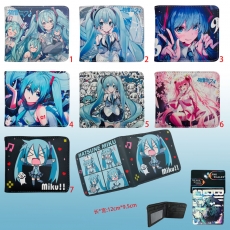 7款初音彩图两折钱包