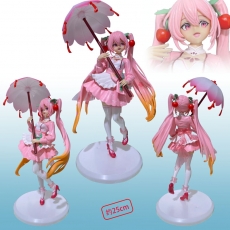 樱花初音撑伞袋装手办
